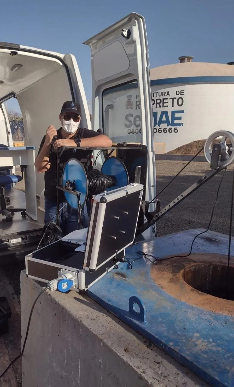 Equipamento de Diagnóstico de Imagem para Poço Artesiano com Vídeo